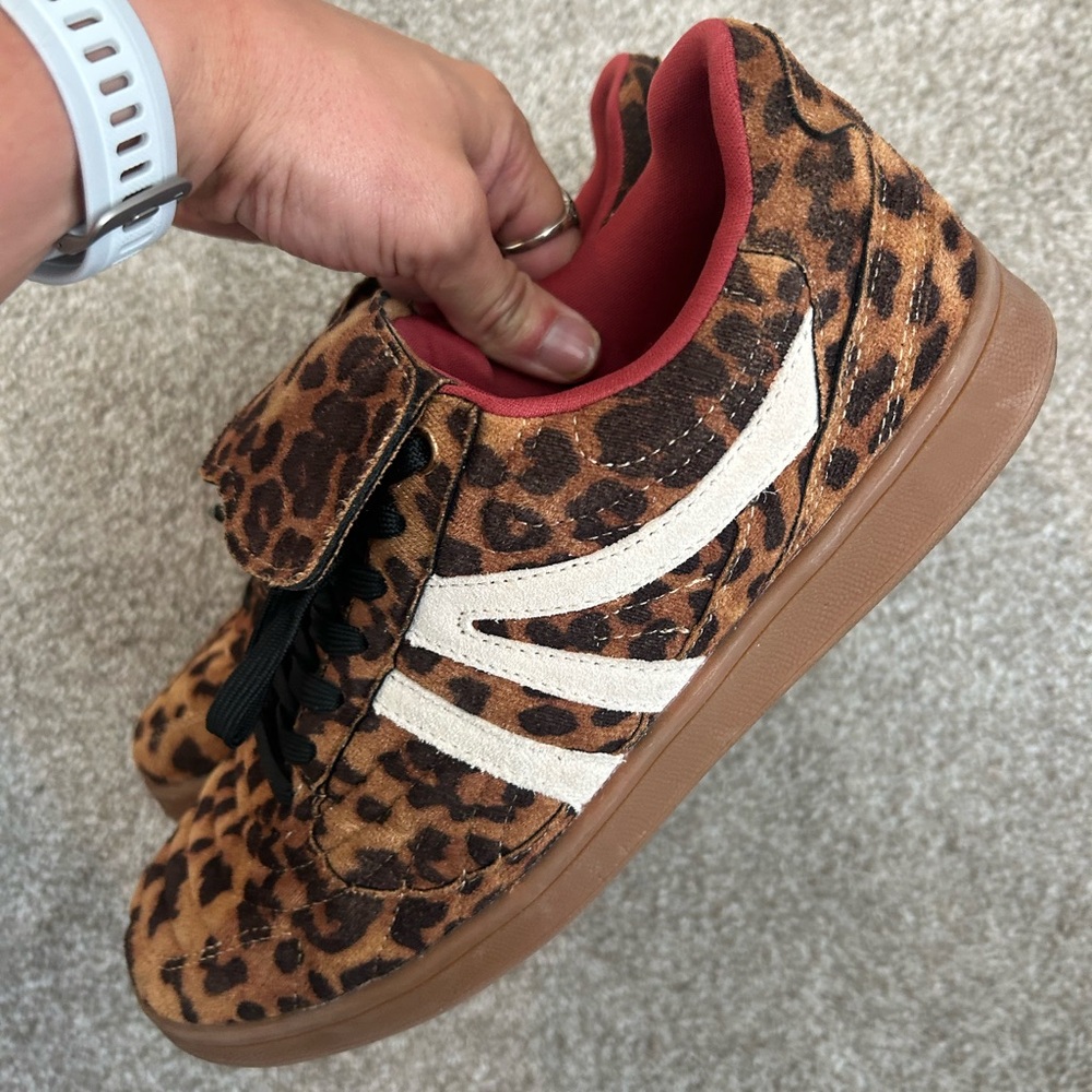 Steve Madden Leopard Print Madrid Sneakers